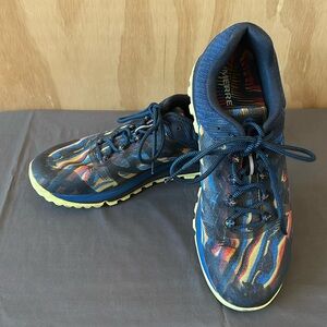 Merrell Antora 2 trial running shoes woman’s size 9.5 rainbow mountain blue